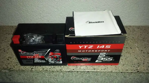 Motorradbatterie, BlackMax, YTZ14s-BS, NEU