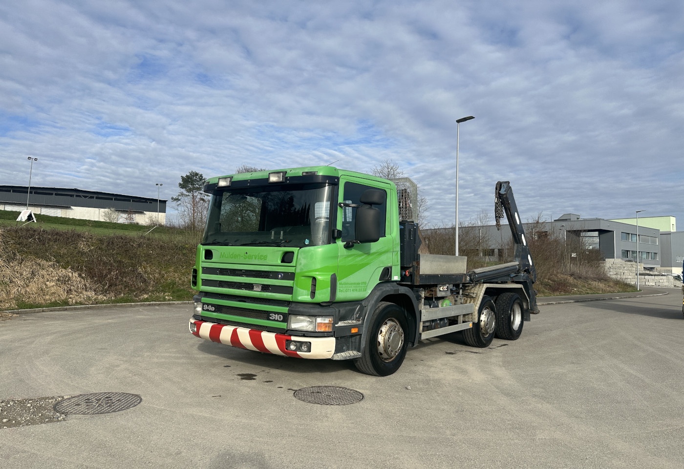 SCANIA, P94 DB 6x2/4 Welaki, Absetzkipper