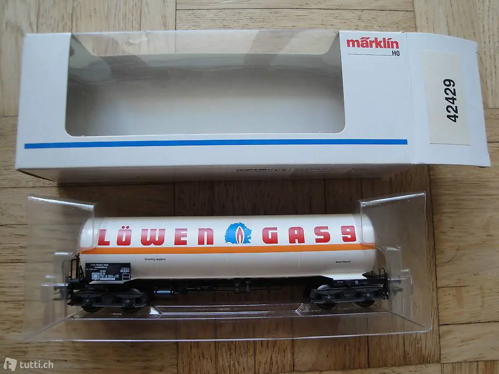 Märklin 4798 Druckgas-Kesselwagen Löwengas