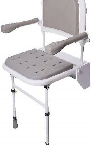  Healthcare Abklappbarer Duschstuhl mit Beinen