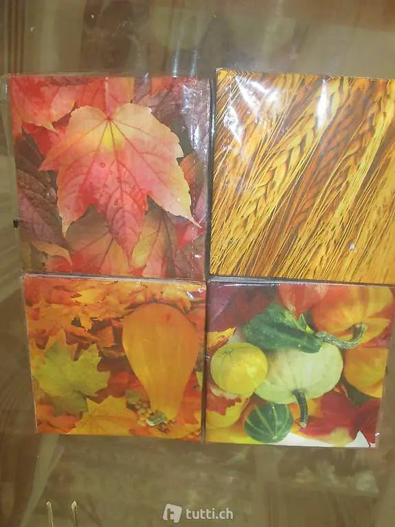 Decoupage zum Basteln- 4-er Set -SERVIETTEN