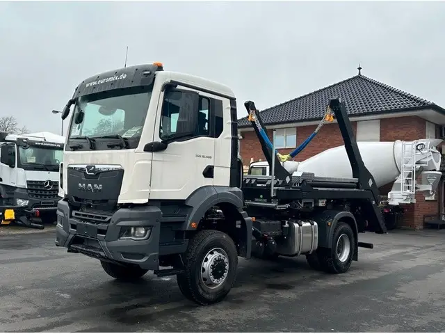 MAN, MAN TGS 18.400 4x4 Euro 6e Hyva Absetzkipper, Absetzkipper