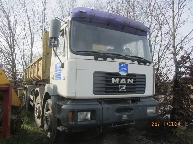 MAN, 32.414 VF, Abrollkipper (Haken)