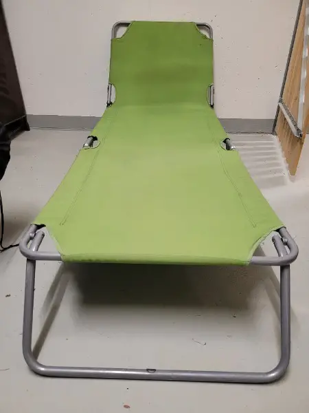 Liegestuhl klappbar 185x58cm lime grün