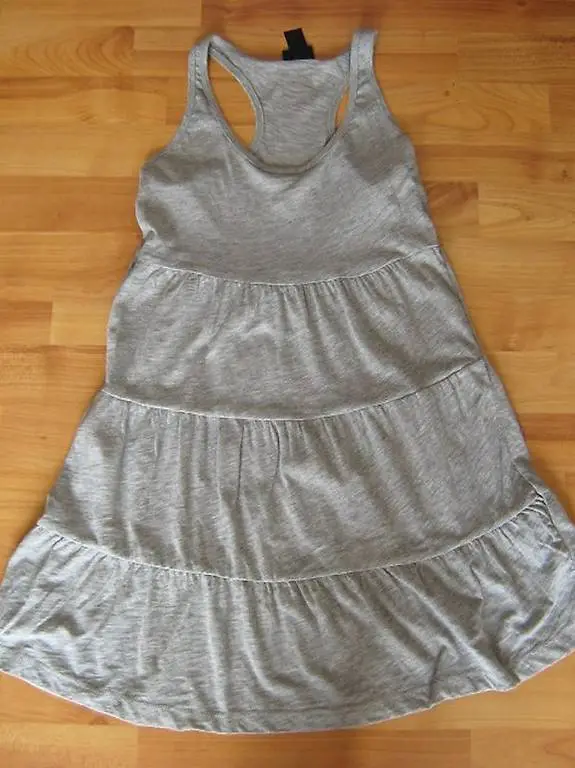 Oberteil / Röckli grau, passt super mit Leggins, Gr. XS