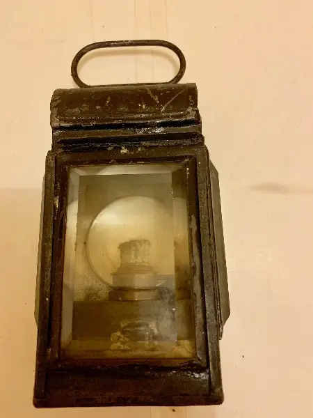 Petrol Antike Taschenlampe mit betrieben zum Anhängen