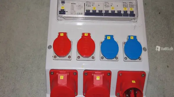 Elektroverteiler - getrennte Absicherung