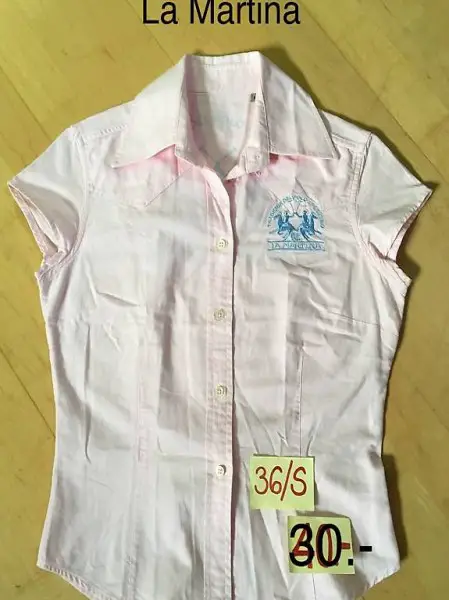 Schöne La Martina Bluse 36/S rosa