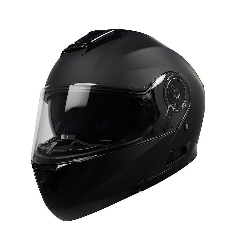 Motorrad Klapphelm schwarz matt Grösse 59/6