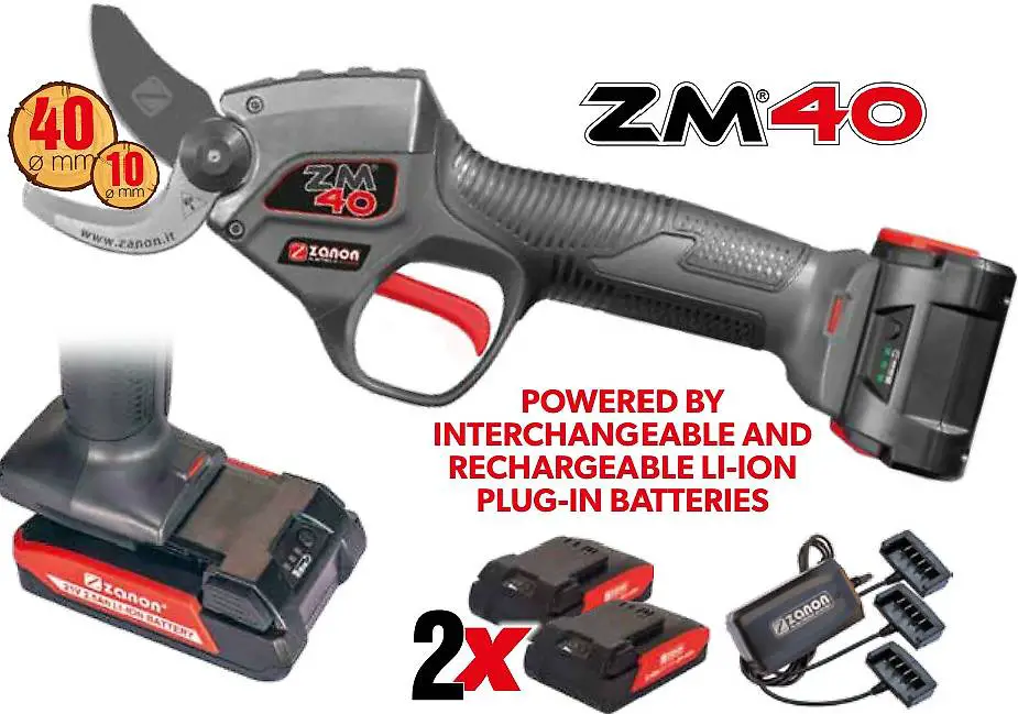 Zanon ZM40, Akku-Baumschere