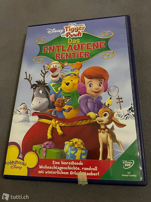 DVD- Das entlaufene Rentier- Tigger und Puuh
