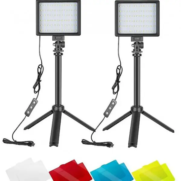  Neewer Tragbare Fotografie Beleuchtung Kit Dimmbare 5600K