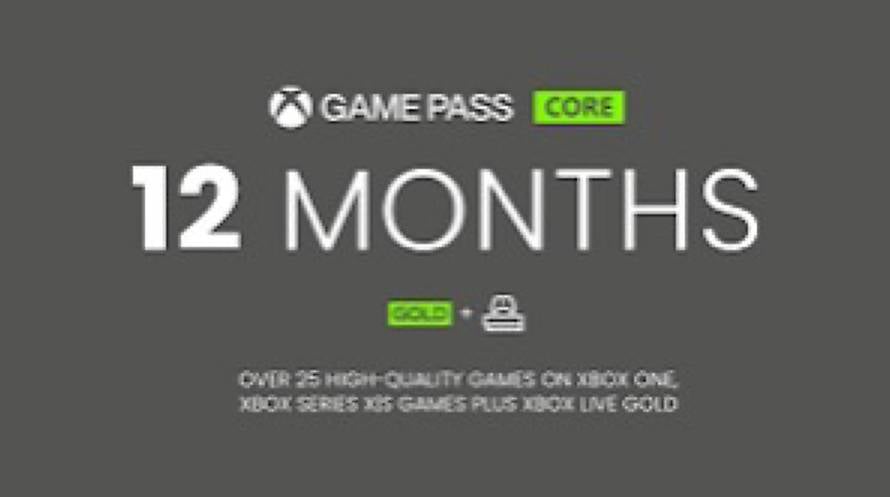 Xbox Game Pass Core 12 Monate Europe