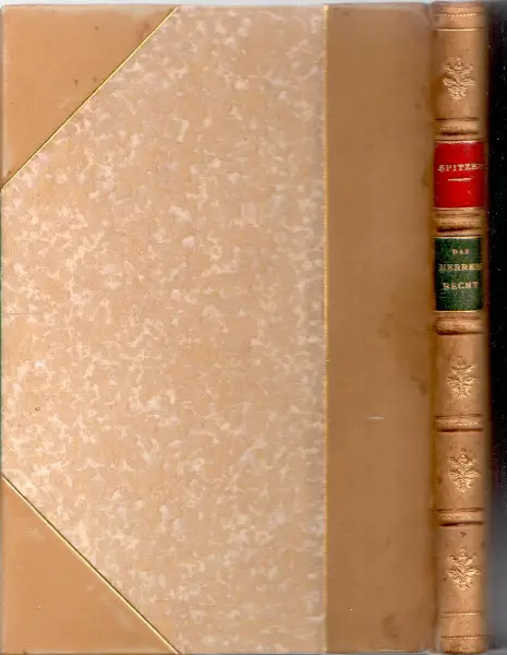 Spitzer, Das Herrenrecht. Eine Novelle in Briefen.