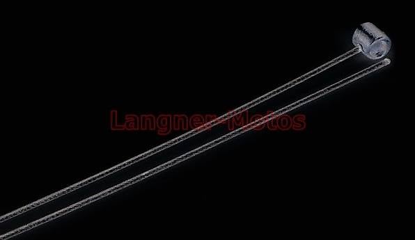 Seilzug Gas Vespa PX PK VNA VBB ohne Hülle mit Tonnennippel