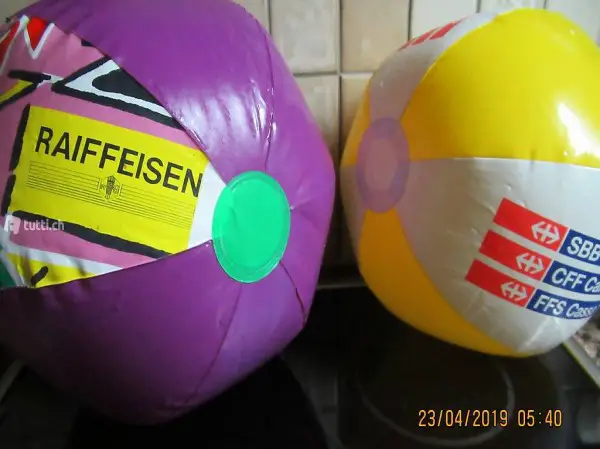  Wasserball, Wasserbälle, SBB und Raiffeisen Spielbälle