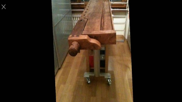 Bancone da falegname come pezzo d"arredo