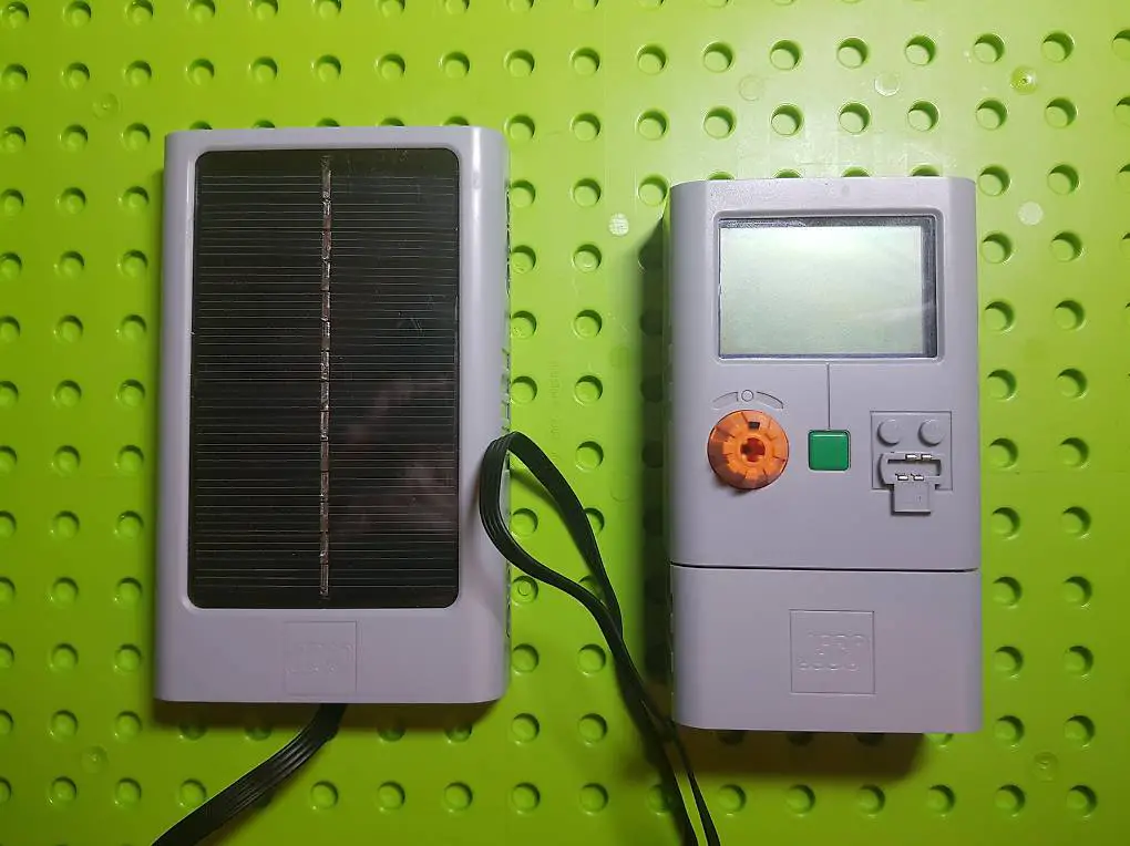Lego Solar Panel und Energy Display