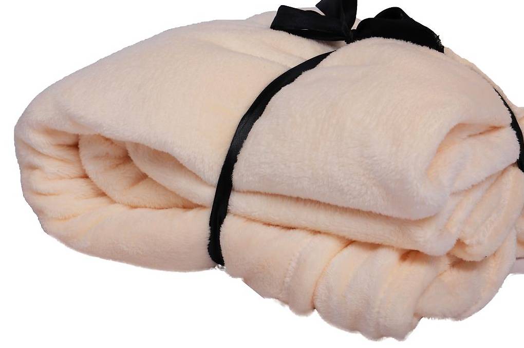 Kuscheldecke 220 x 240 cm creme