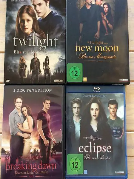 DVD / Blu-Ray Twilight Saga Teil 1-4 Fan Edition