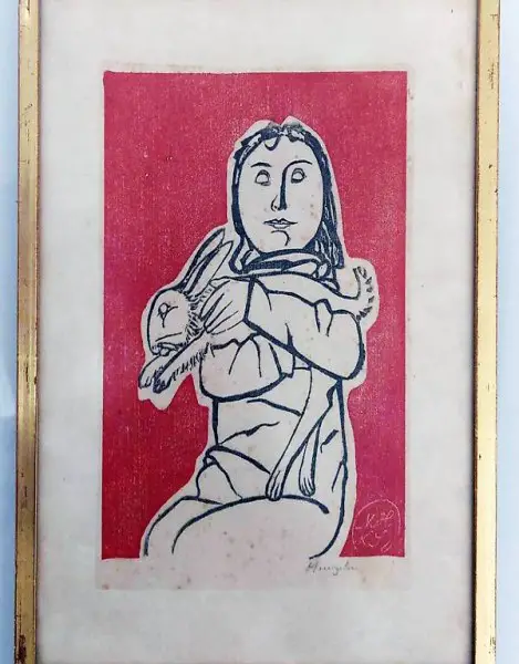 Max Hunziker Lithographie