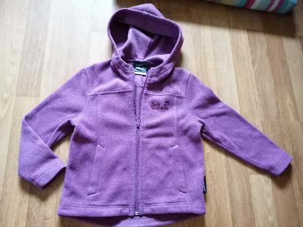 Jacke Wolfskin, Mädchen faserfleece Jacke, Gr. 116