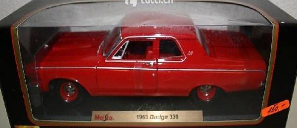 1963 Dodge 330 rot 1:18