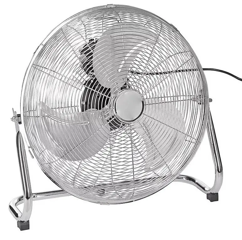 Windmaschine chrom Ø 51 cm Bodenfentilator