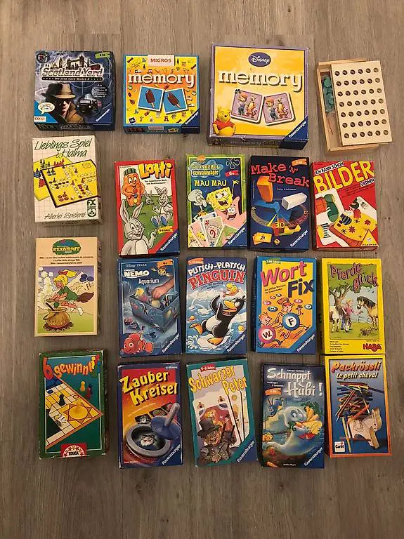 Kinderspiele / Reisespiele / Lernspiele