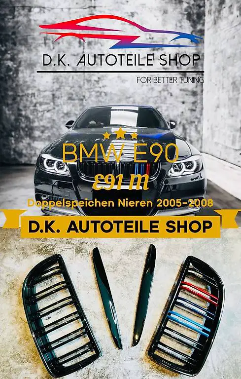 BMW Nieren E90 E91 M Doppelspeichen M Color Bj 05-08