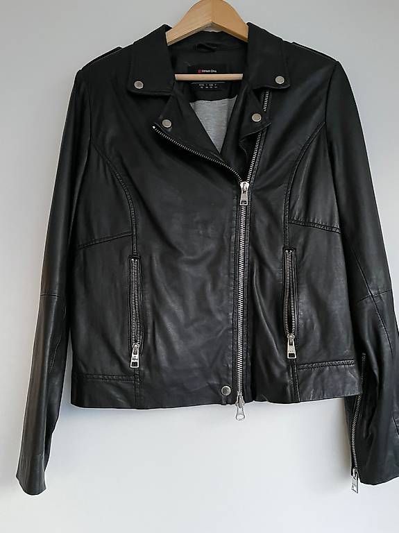 Street one Lederjacke schwarz Gr. 42