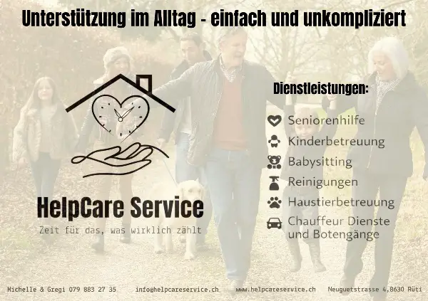 HelpCare Service - Zeit für das, was wirklich zählt