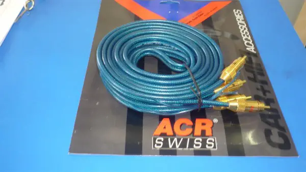 ACR Cinque Kabel 5 Meter Auto Hifi Verg. Stecker Neu