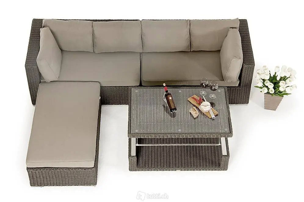  Rattan Gartenmöbel Loungeset