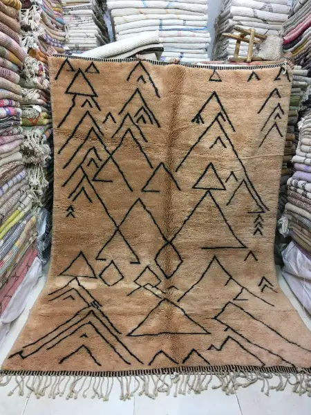 Tapis Mrirt d"exception Berbère Marocain 3m10 x 2m10