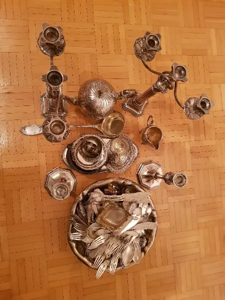 Tafelsilber Silber zum einschmelzen, 800er, Preis PRO Kg