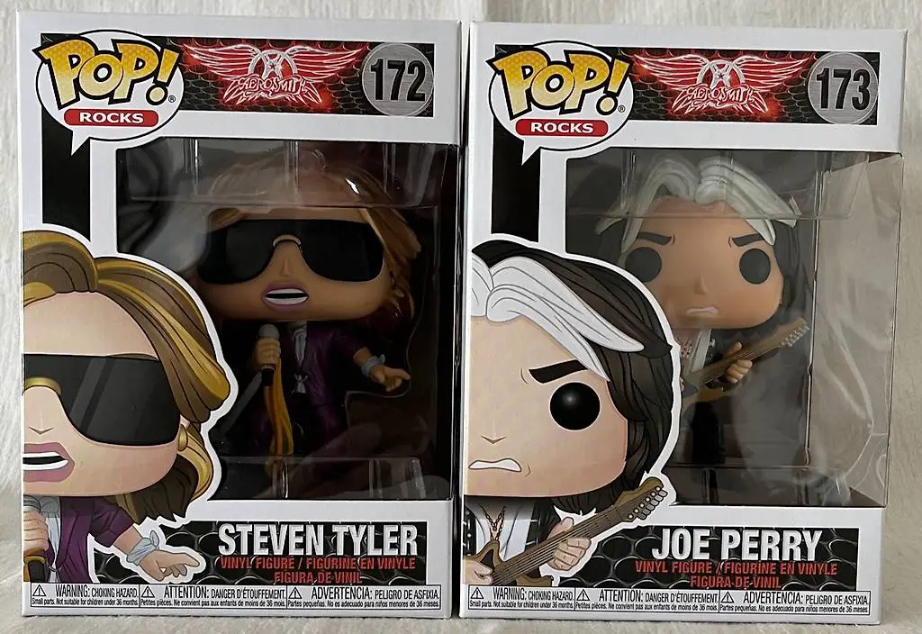 funko pop - steve tyler 172 et joe perry 173
