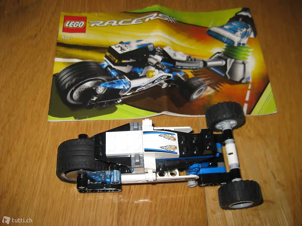 Lego Racers 8221 Bauanleitung + Teile