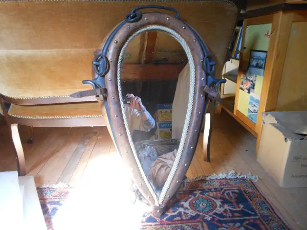 Kummet mit Spiegel / Pferdehalfter mit Spiegel