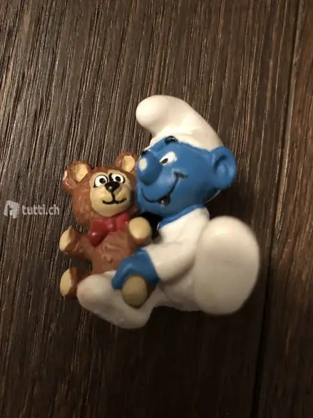Schlumpf mit Teddy Schleich