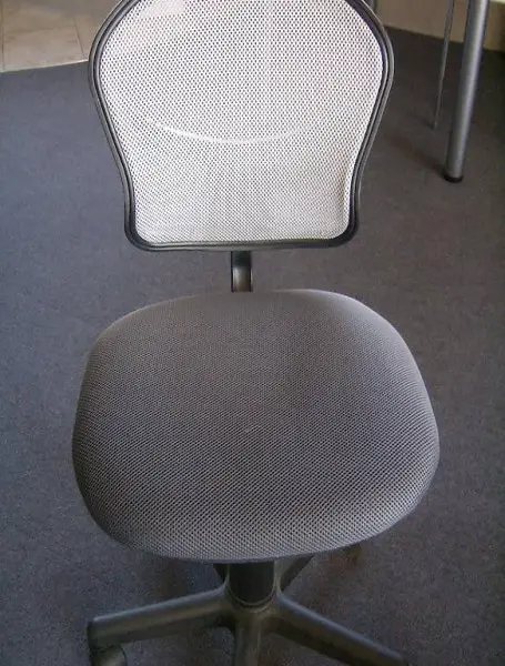  Büro Stuhl Hell grau Burga