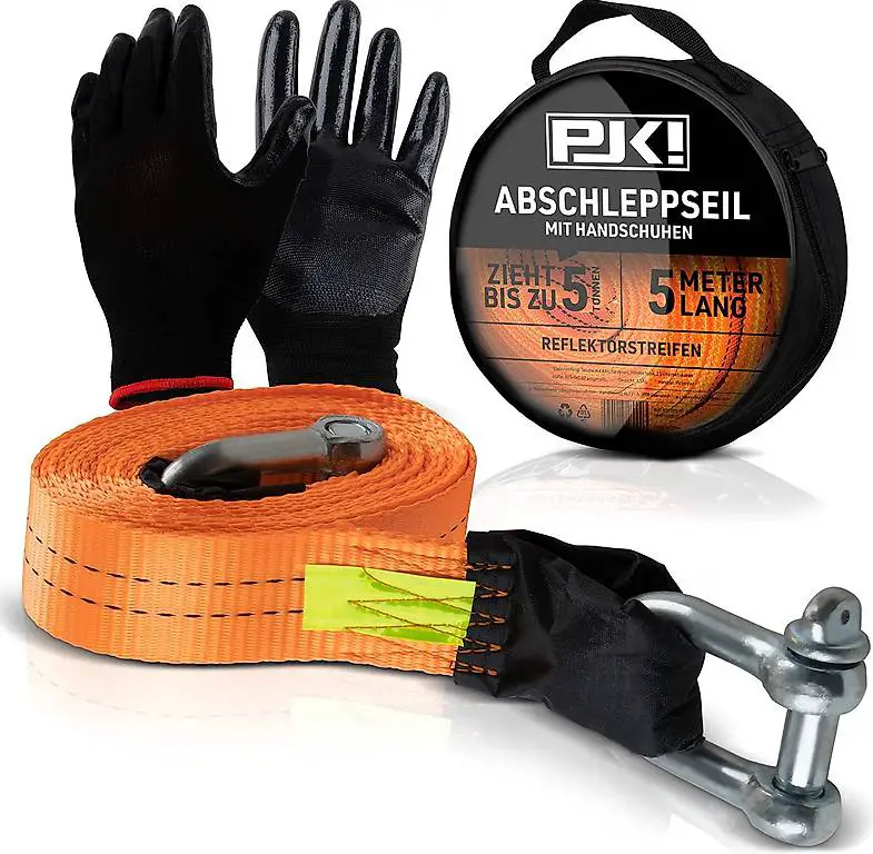 Abschleppseil Set - 100% reissfest