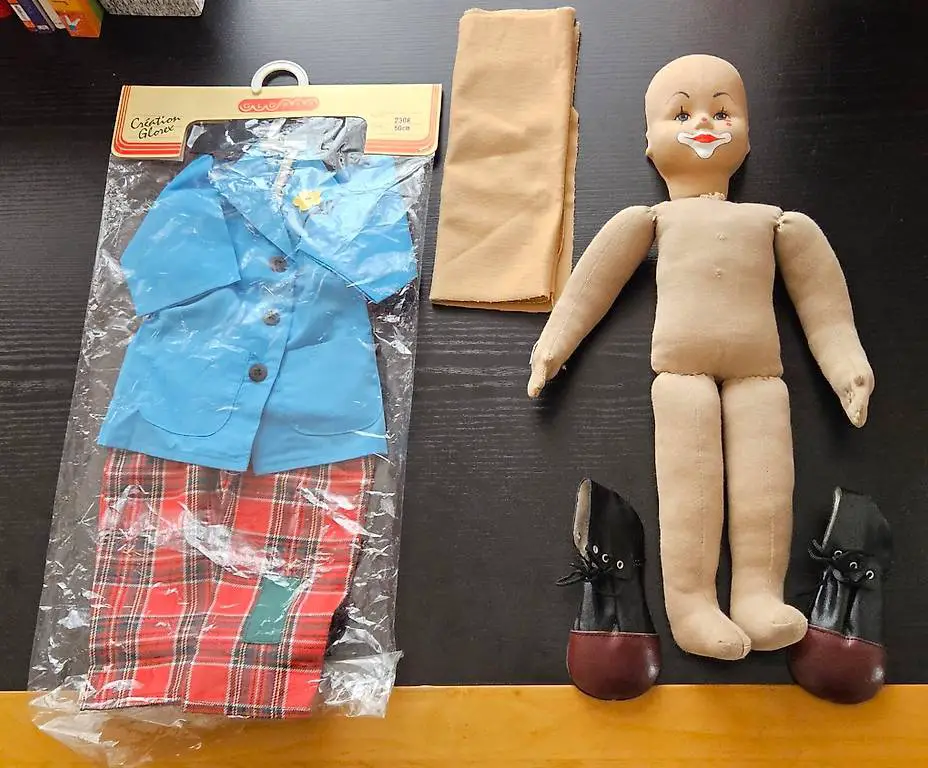 Bastelset für Clown oder Harlekin