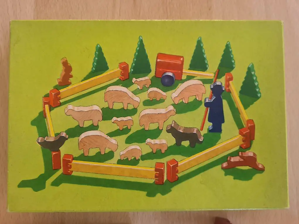 Holzspielzeug Schafherde