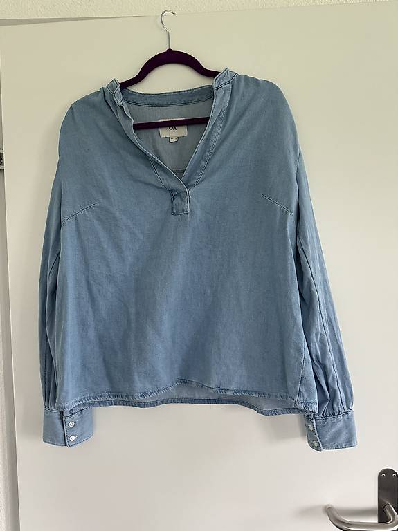 Jeansbluse Gr. 42