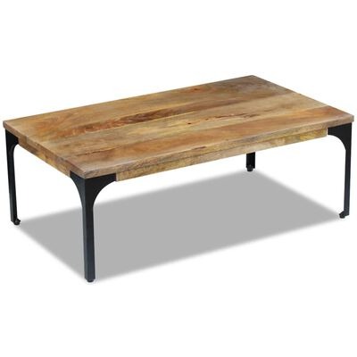  vidaXL Mangoholz Couchtisch 100x60x35 cm