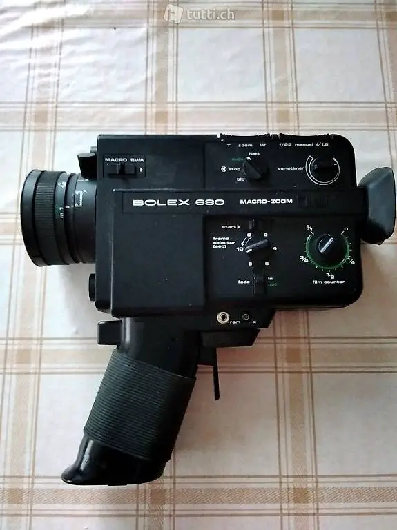 Videocamera Bolex 680 micro-zoom