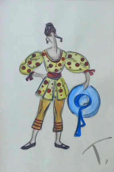 Teddy Rossi-Turai - Kostümbildner - Originalzeichnung