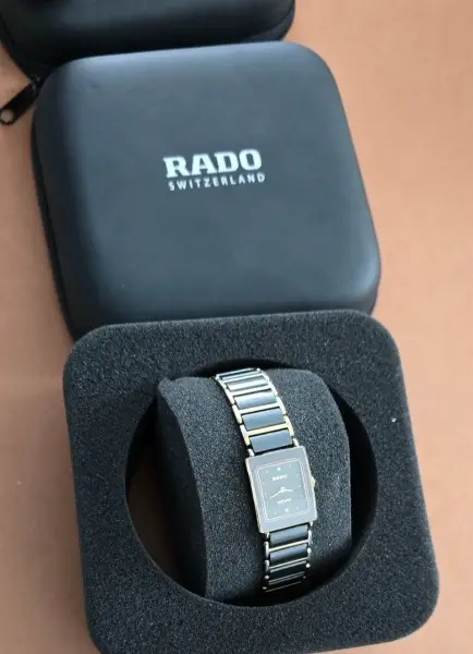 Rado Diastar Diamanten Ceramic Gold Schwarz Fr.288.00