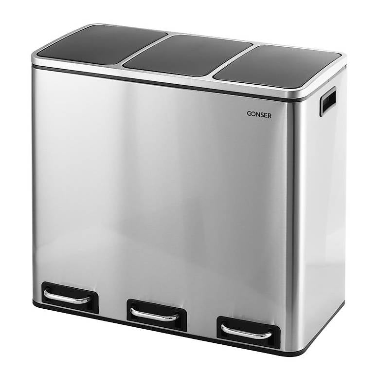 Abfalleimer 3 Fächer 54L